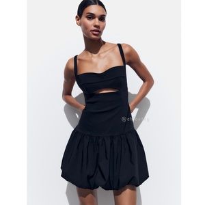 Zara BALLOON MINI DRESS